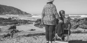 two women on the beach