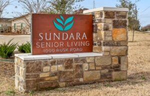 sundara senior living signage